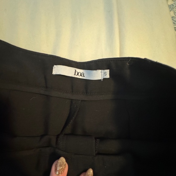Because of Alice BOA. Wide Leg Suit black Trousers woman’s small - Picture 3 of 10